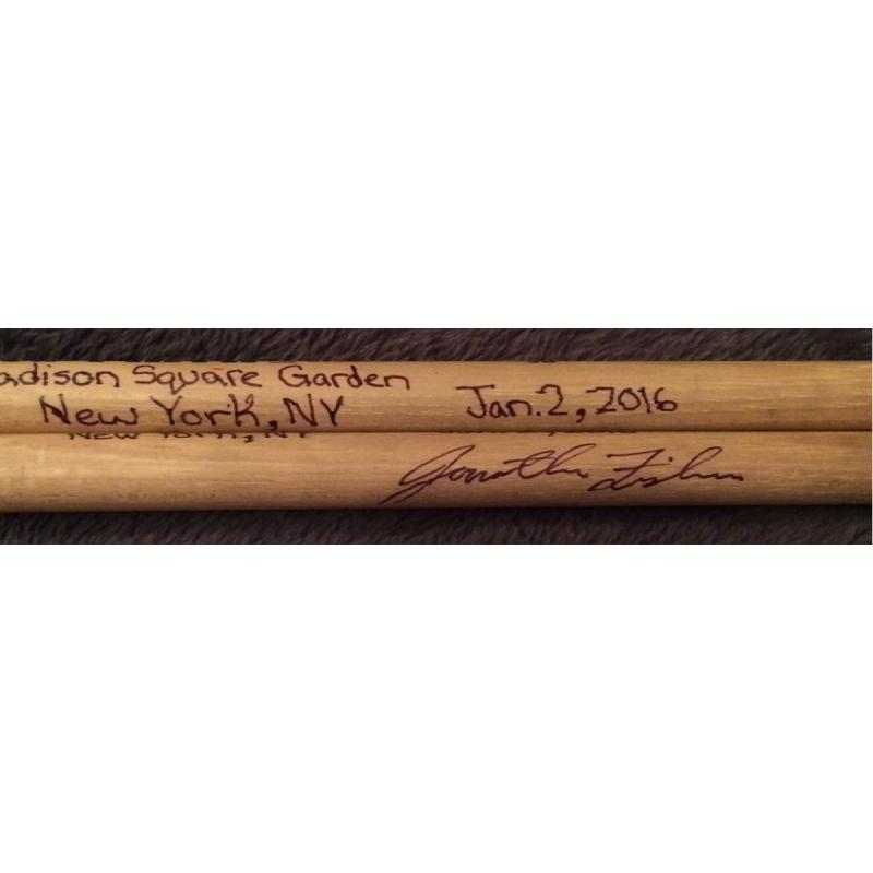 Phish Show Used Drumsticks (Pair) - Used and signed by Jon Fishman - Aug 4/5, 2018 - Alpharetta