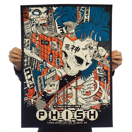 Phish Signed Poster - October 16/17, 2018 - Albany