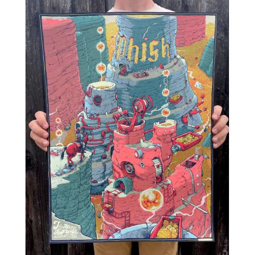 Phish Signed Poster - July 28, 2021 - Rogers, AR - Dave Kloc - 109