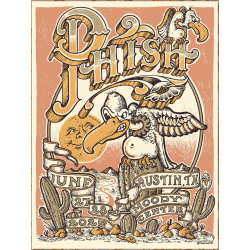 Phish Signed Poster - Austin - 6/27/25 -  108