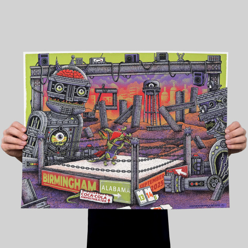 Phish Signed Poster - Birmingham - 9/13/25 - 109