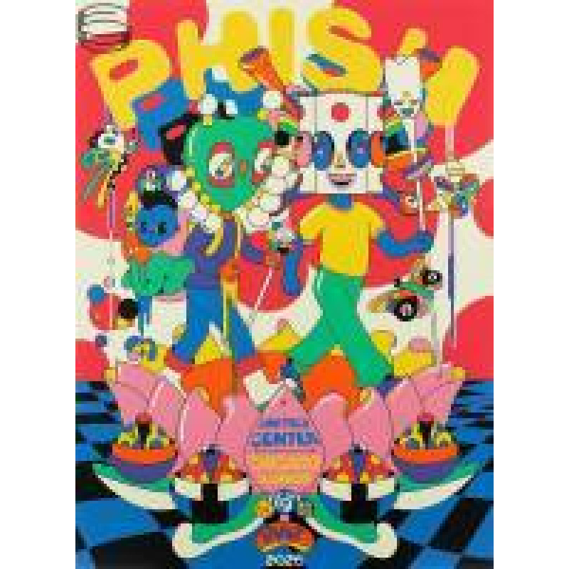 Phish Signed Poster - Chicago -  7/19/25 - 108 Holographic