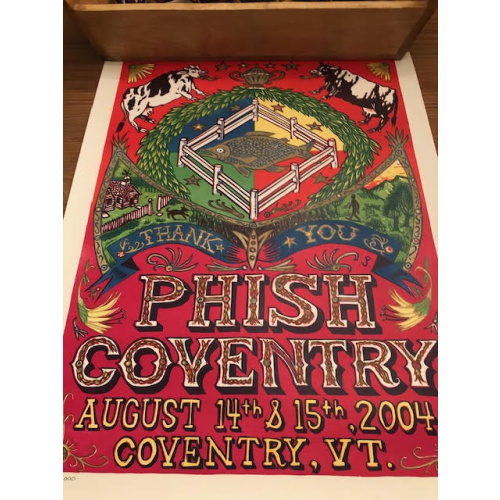 Phish Coventry Pollock Poster - Signed by the Band
