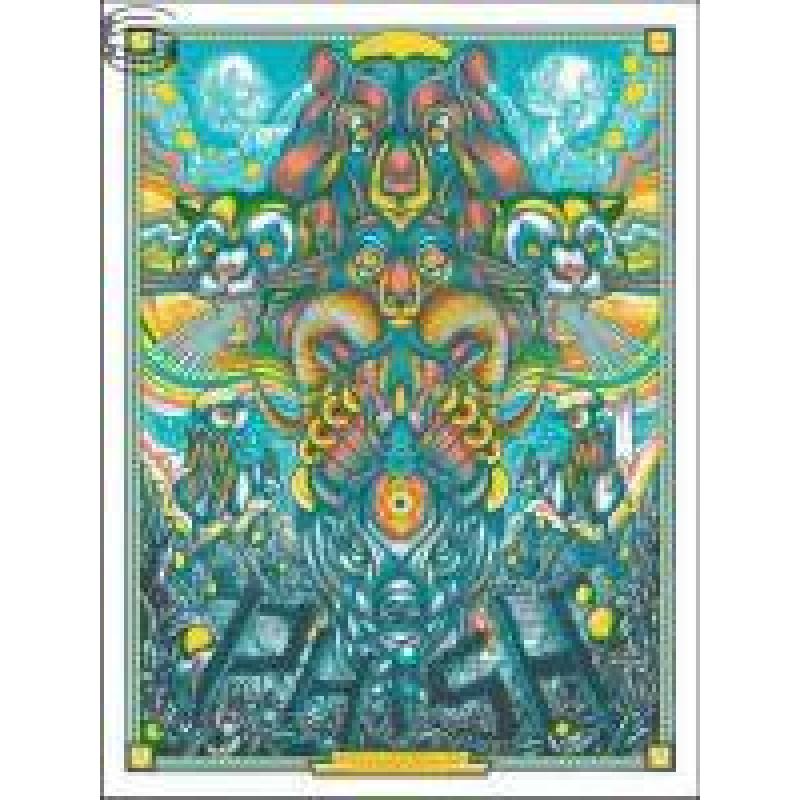 Phish Signed Poster - August 31 - Sept 2, 2018 - Dicks (Variant 1)