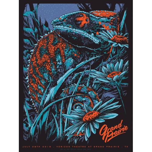 Phish Signed Poster - July 29, 2015 - Grand Prarie, TX