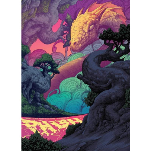 Phish Signed Poster - Deer Creek 2024 - Permana 108