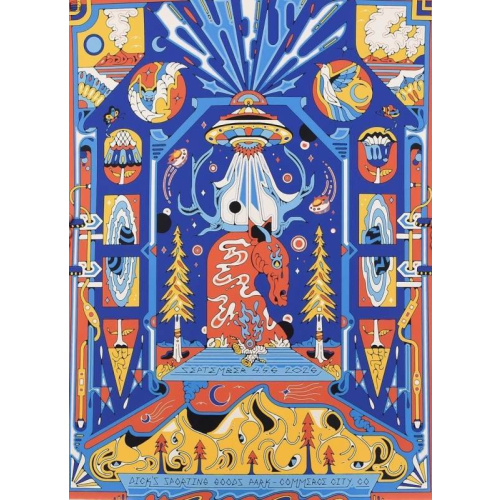 Phish Signed Poster Dick's 2026 - Andreawan 108 FOIL