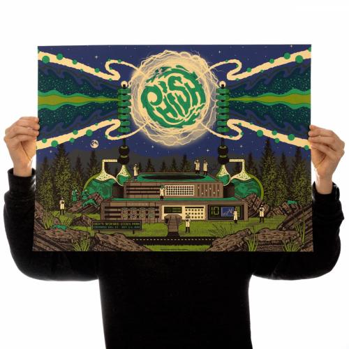 Phish Signed Poster  - Sept 3-5, 2021 - Dick's Sporting Goods Park - Serigraph 108