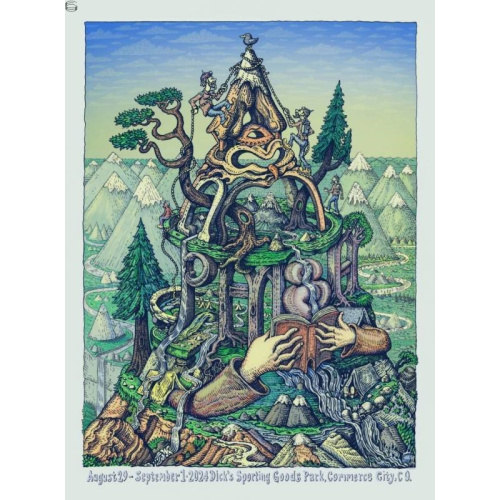 Phish  Signed Poster -  Dick's 2024 -Welker 108