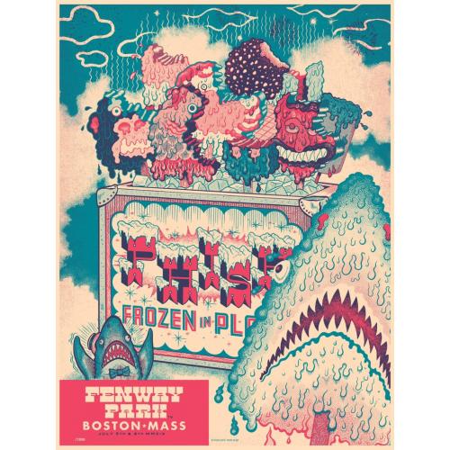 Phish Signed Poster - July 5/6, 2019 - Fenway (YourCinema)