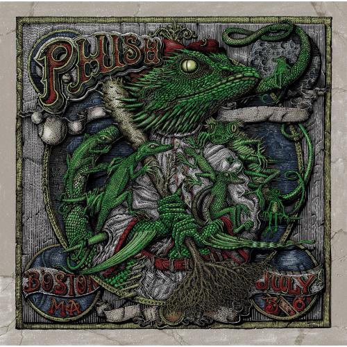 Phish Signed Poster - July 5/6, 2019 - Fenway (Welker)