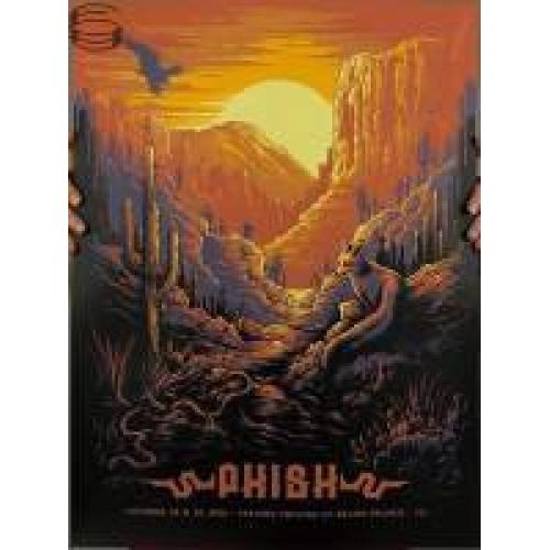 Phish Signed Poster  - Oct 24-25, 2016 - Grand Prairie, TX