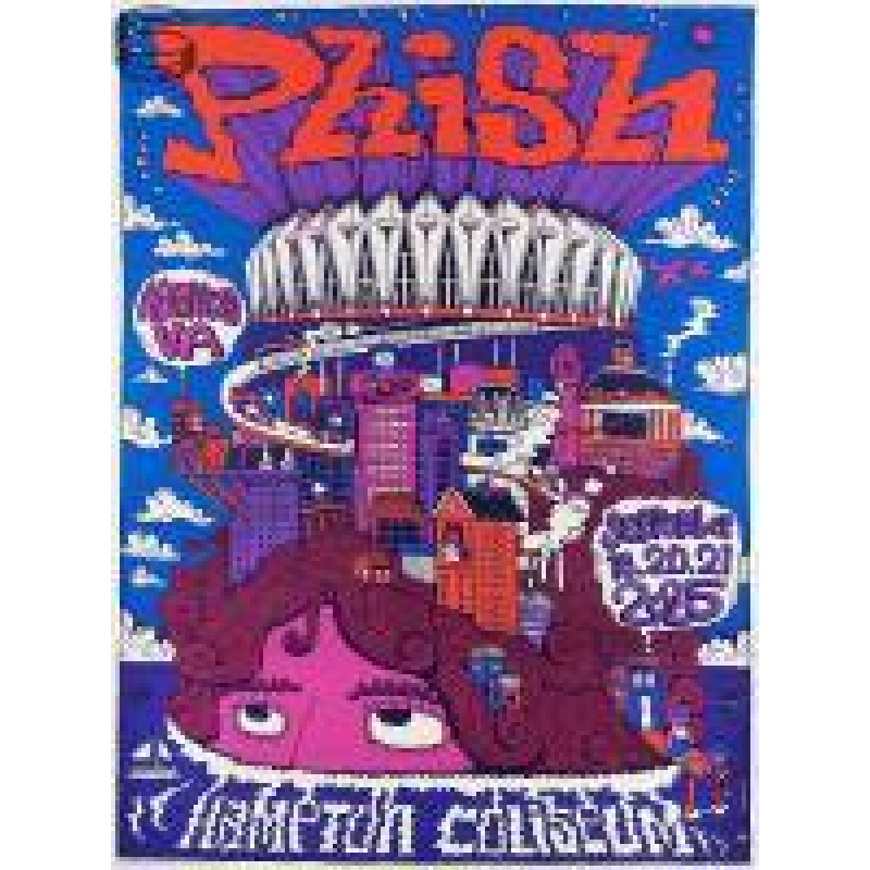 Phish Signed Poster - Hampton- 9/21/25 Oosterman 108