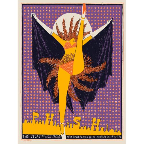 Phish Signed Poster  - Oct 28-31, 2016 - Las Vegas, NV