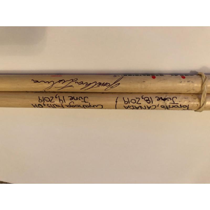 Phish Show Used Drumsticks (Pair) - Used and signed by Jon Fishman - June 18 & 19, 2019 - Toronto & Cuyahoga Falls