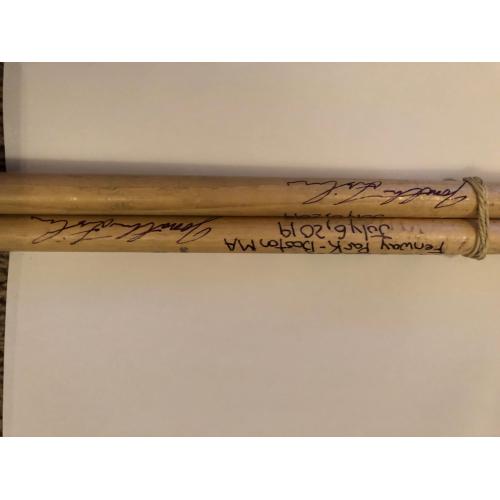 Phish Show Used Drumsticks (Pair) - Used and signed by Jon Fishman - July 6, 2019 - Fenway