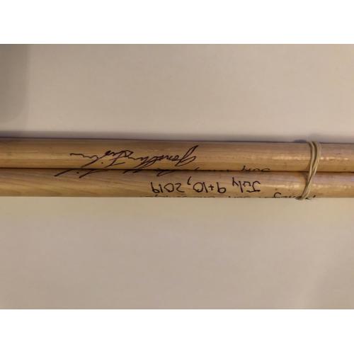 Phish Show Used Drumsticks (Pair) - Used and signed by Jon Fishman - July 9 & 10, 2019 - Mohegan Sun