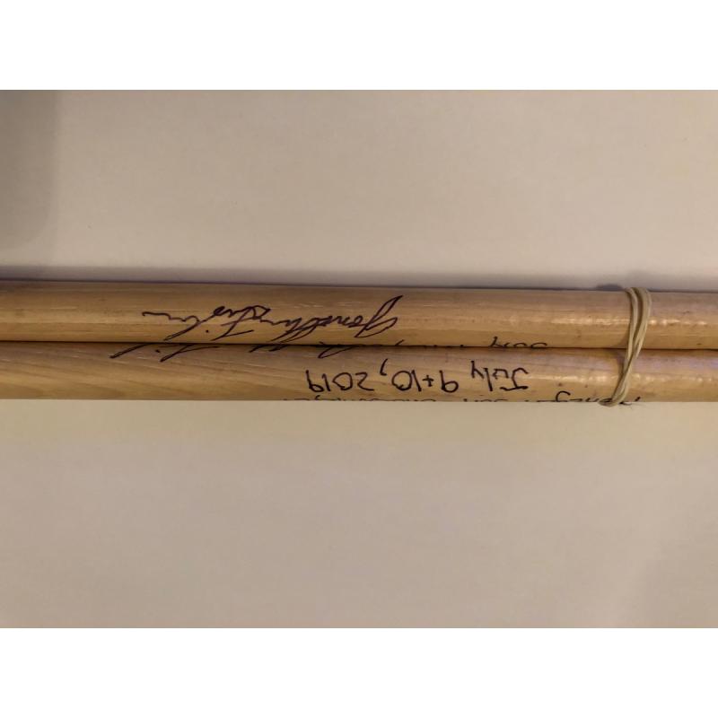 Phish Show Used Drumsticks (Pair) - Used and signed by Jon Fishman - July 9 & 10, 2019 - Mohegan Sun