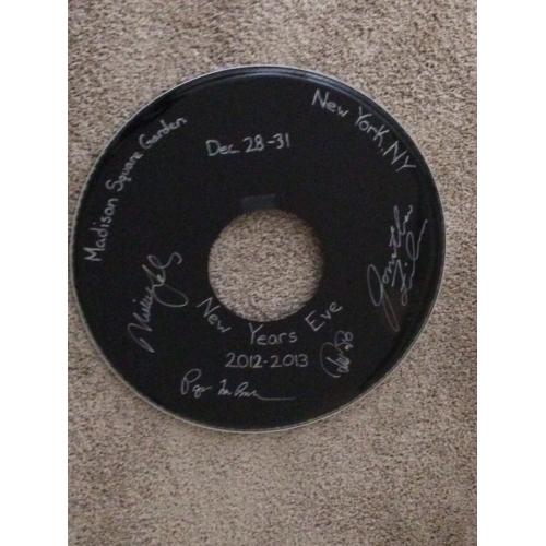 Phish Kick Drumhead from MSG New Year's Run - Dec 28-31, 2012 -  Signed by the band!!!