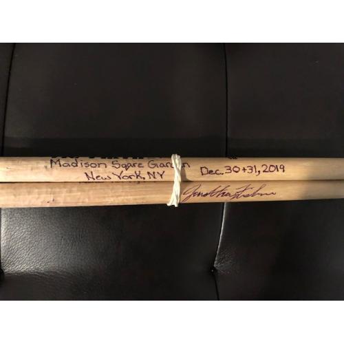 Phish Show Used Drumsticks (Pair) - Used and signed by Jon Fishman - 12/30 & 12/31, 2019 - MSG New Years