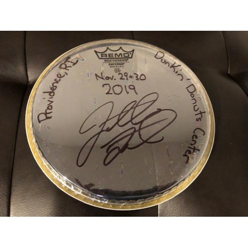Phish Show Used Drum Head - Used and signed by Jon Fishman - 11/29 & 11/30, 2019   Providence