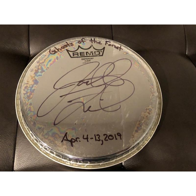 Ghosts of a Forest Show Used Drum Head - Used and signed by Jon Fishman -  4/4 - 4/13, 2019