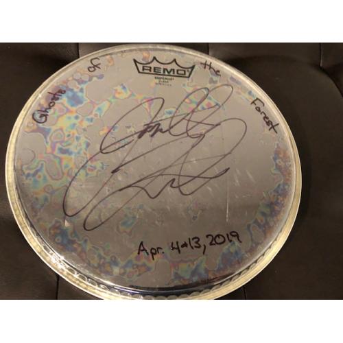 Ghosts of a Forest Show Used Drum Head - Used and signed by Jon Fishman -  4/4 - 4/13, 2019