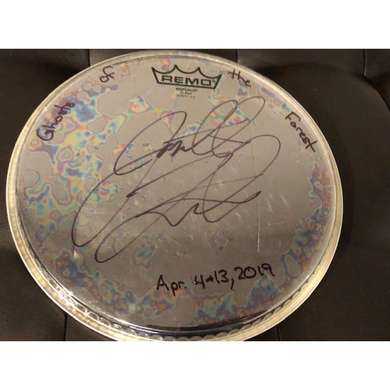 Ghosts of a Forest Show Used Drum Head - Used and signed by Jon Fishman -  4/4 - 4/13, 2019