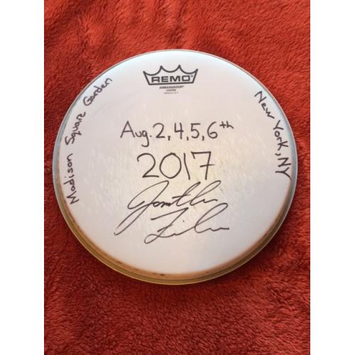 Phish (Baker's Dozen) Show Used Drumhead - Signed by Jon Fishman (Aug 2,4,5,6)