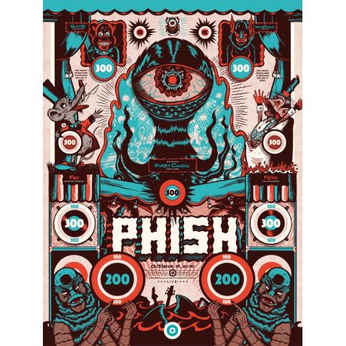 Phish Signed Poster - Oct 16, 2016 - Jacksonville, FL