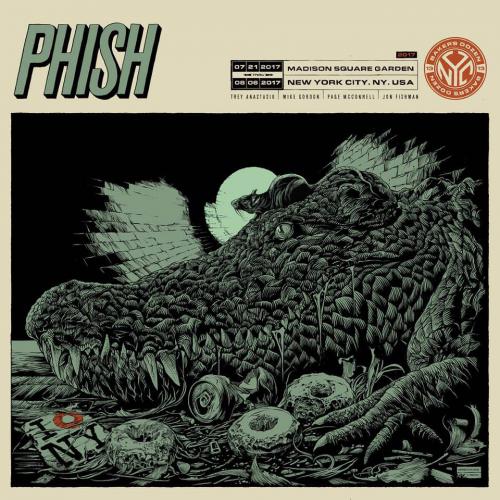 Phish Signed Poster - Bakers Dozen - MSG - 2017