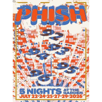 Phish Signed Poster MSG  2026 - Kampground 213