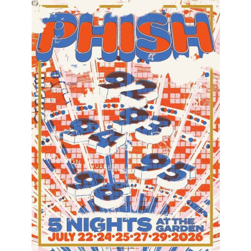 Phish Signed Poster MSG  2026 - Kampground 213