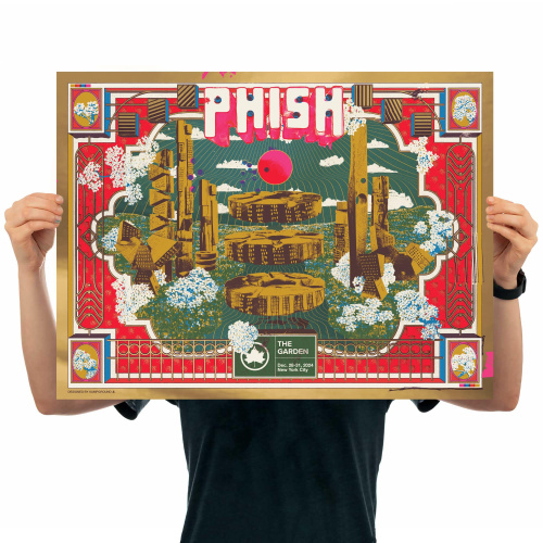 Phish Signed Poster - New Years Run 2024 - Kampground 109 Holographic