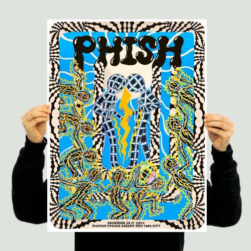 Phish Signed Poster - New Years Run 2024 - Olsen 108