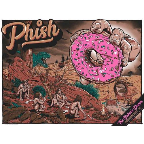 Phish Signed Poster - Bakers Dozen - MSG 2017 - Shock