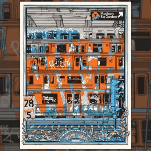 Phish Signed Poster - MSG - 7/28/23 - Stout 108