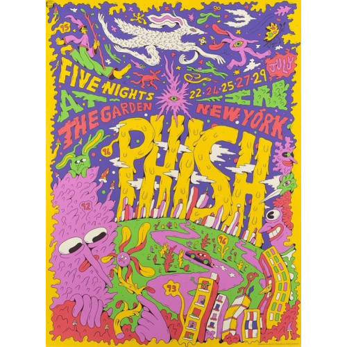 Phish Signed Poster MSG  2026 - Taylor 108