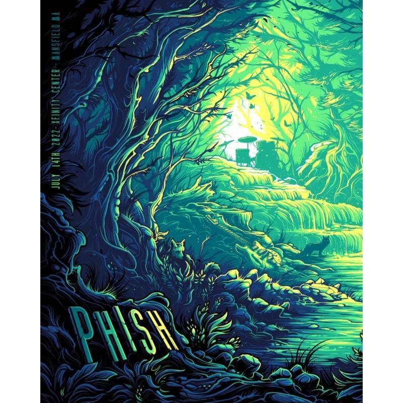 Phish Signed Poster - Mansfield 2022 Night 1 - Mumford 111