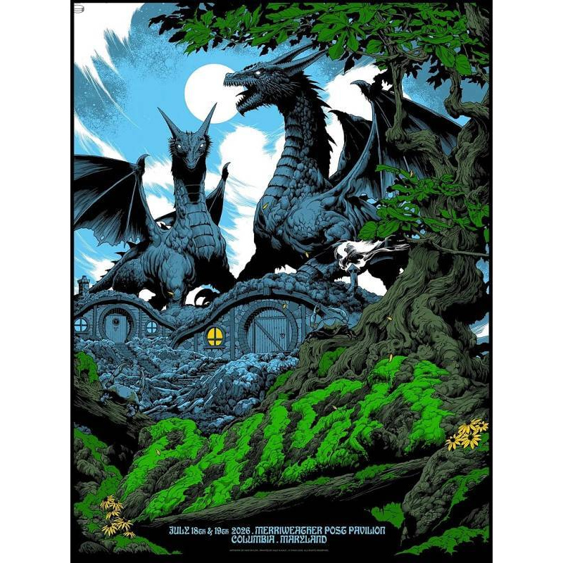Phish Signed Poster Columbia, MD 2026 - Taylor 108