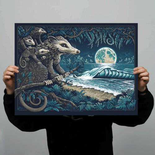 Phish Signed Poster - Mexico 2024 - Schaw 111