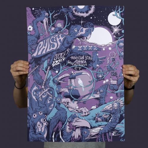 Phish Signed Poster - July 9, 2019 - Mohegan