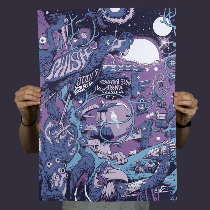 Phish Signed Poster - July 9, 2019 - Mohegan