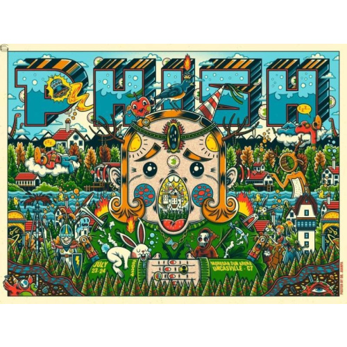 Phish Signed Poster - Mohegan Sun 2024 - Juanpa 109