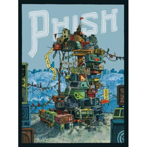 Phish Signed Poster - December 28-31, 2019 - New York City - LandLand
