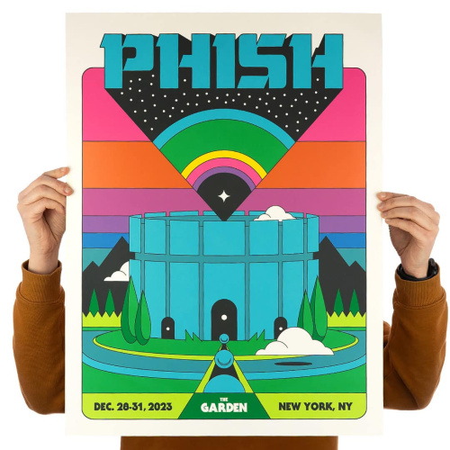 Phish Signed Poster -New Years Run 2023- Miller 108