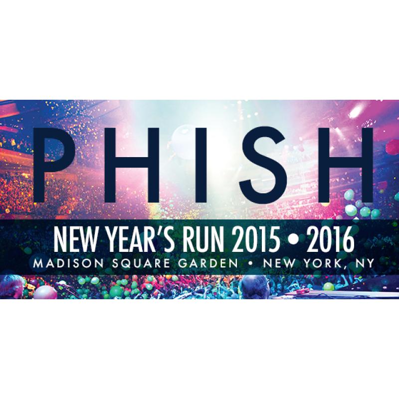 Phish New Years Travel/Ticket Package for Two - New York Marriott East Side - 4 nights/4 shows