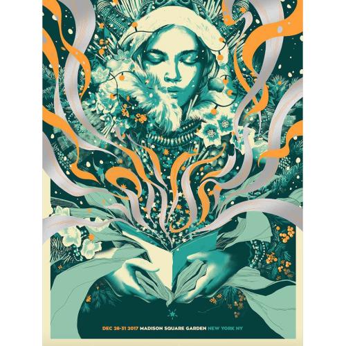 Phish Signed Poster - New Year's Run - MSG 2017 - Taylor