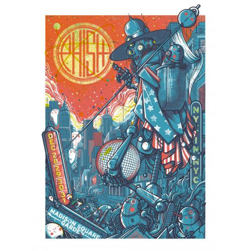 Phish Signed Poster - Dec 28-31, 2016 - Madison Square Garden