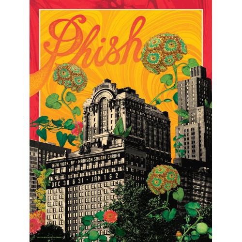 Phish Signed Poster - New Years Run 2015/2016- Madison Square Garden